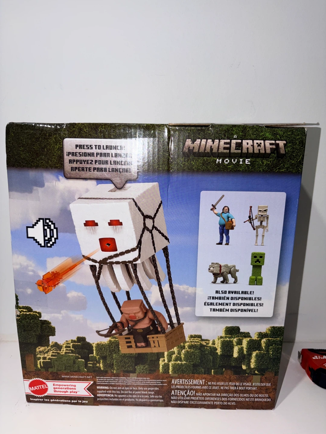 Minecraft Movie Blast Attack Ghast Toy - photo 2