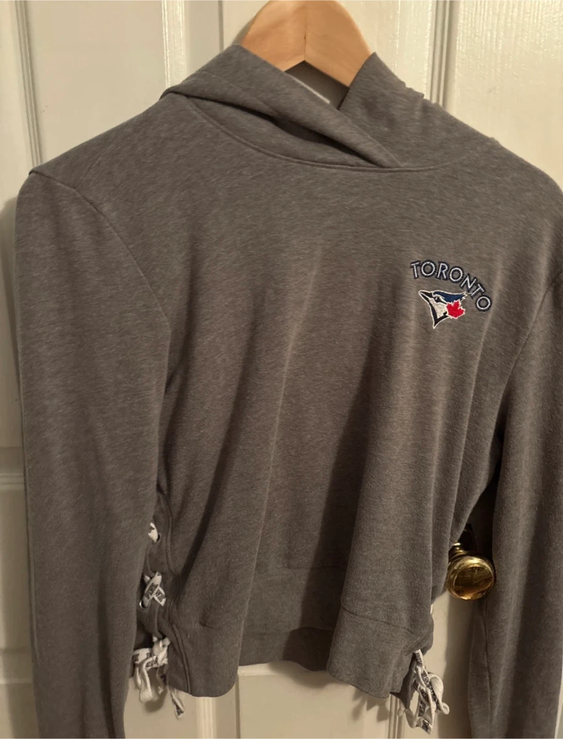 Women Toronto blue jays Victoria secret pink hoodie size small