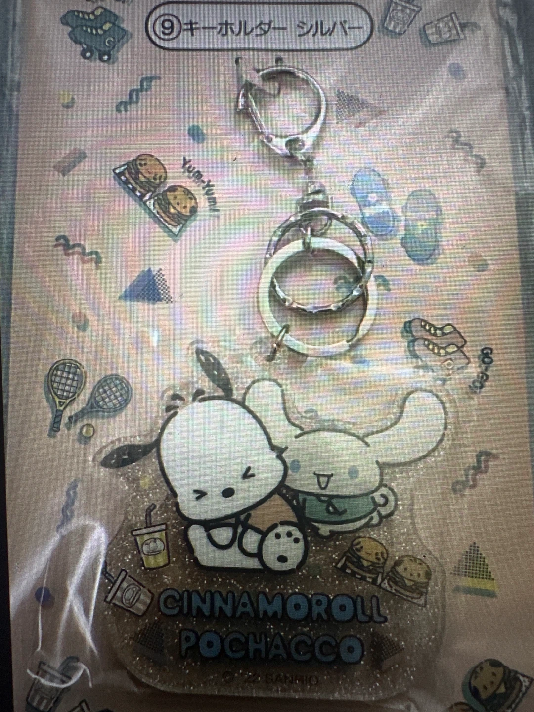 Sanrio Cinnamoroll and Pochacco Acrylic Keychain - photo 2