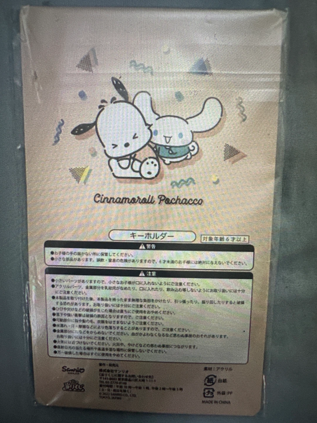 Sanrio Cinnamoroll and Pochacco Acrylic Keychain - photo 4