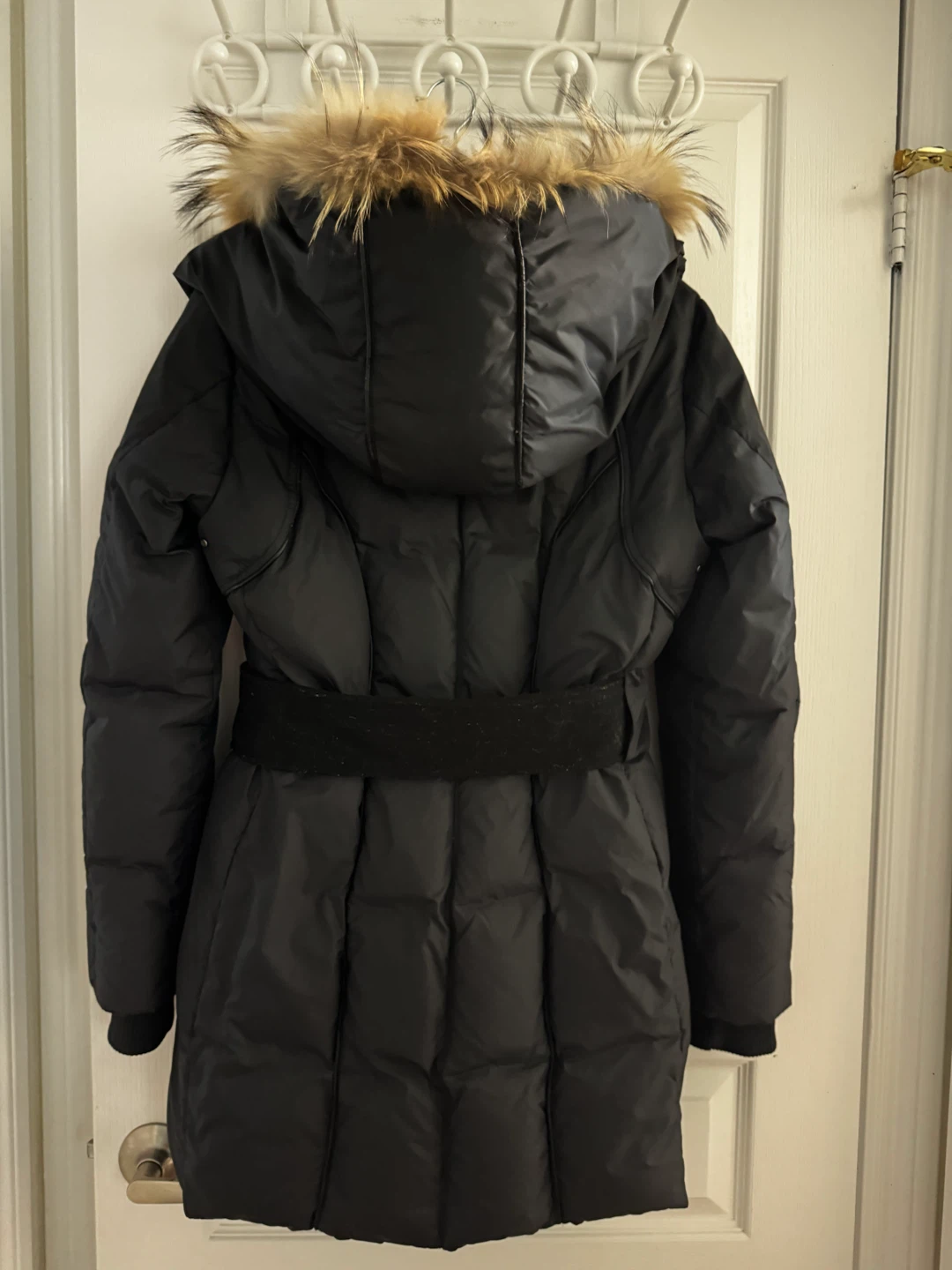 BEDO Black Down & Feather Puffer Coat - photo 3