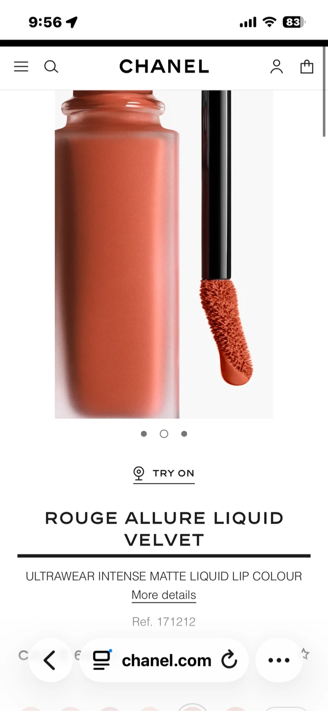 CHANEL Rouge Allure Liquid Velvet 212 Stupefiante - photo 2