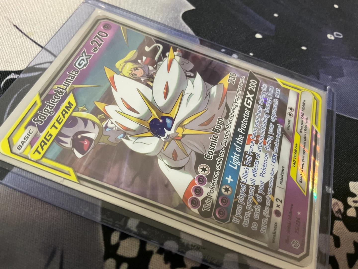 Solgaleo & Lunala GX Tag Team Pokemon Card - photo 3
