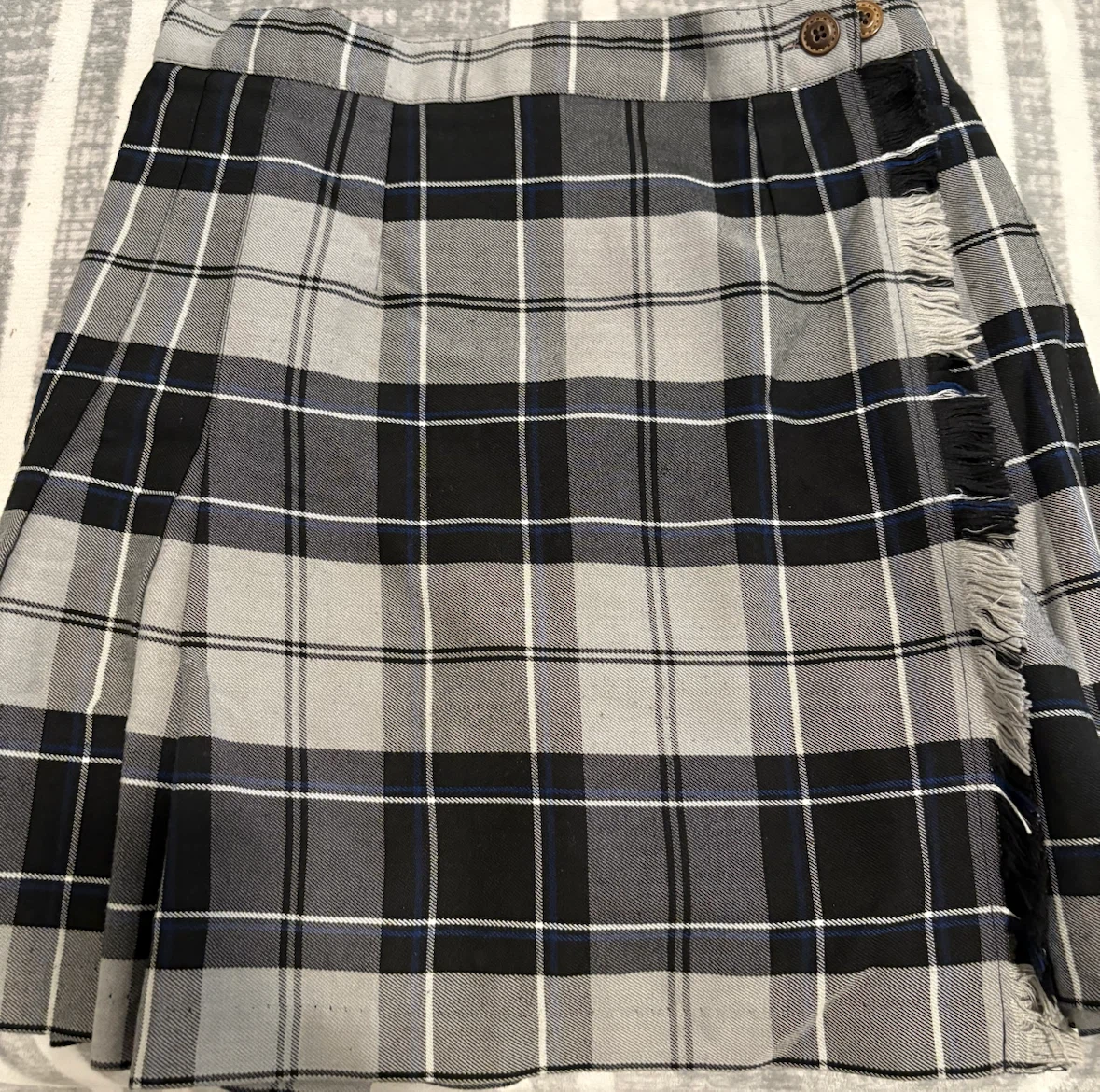 Plaid Kilt Style Skirt