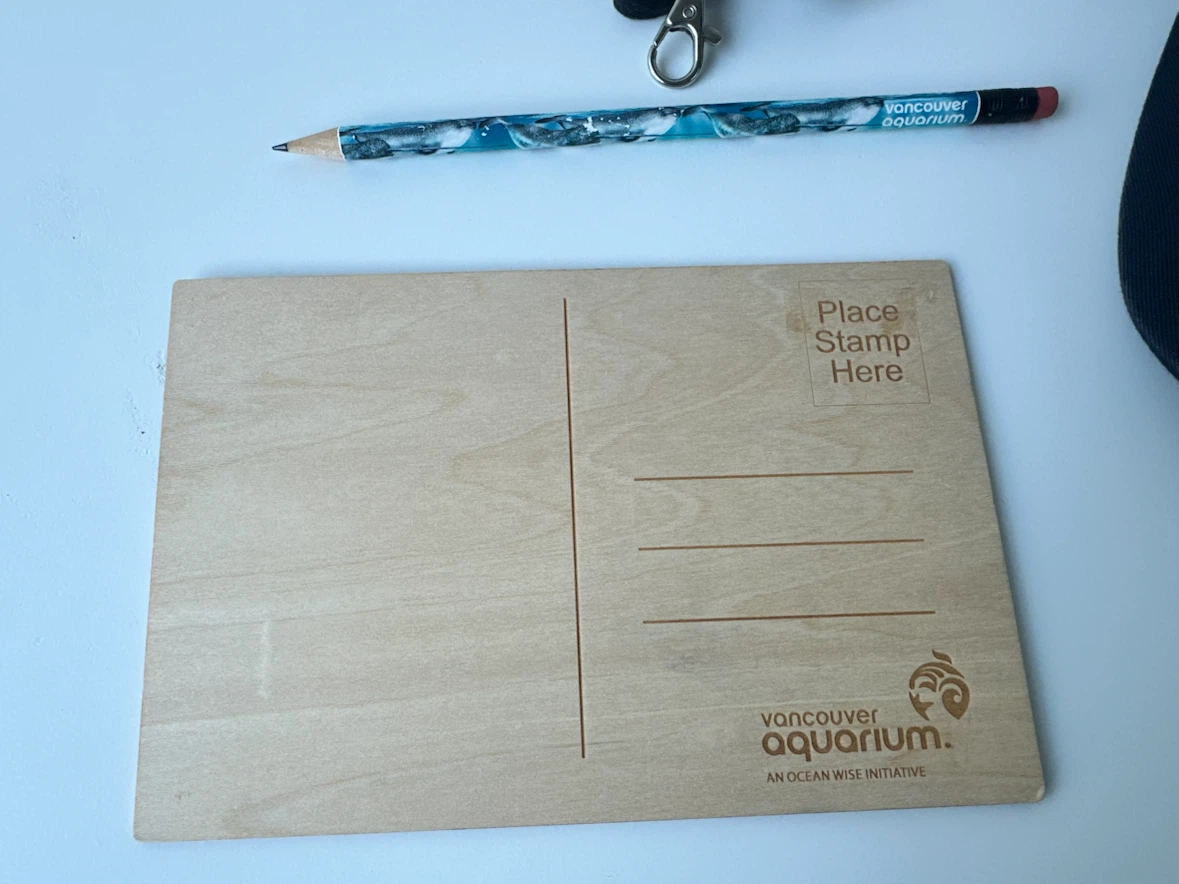 Vancouver Aquarium Bundle: Hat, Keychain, Pencil, Postcard - photo 5