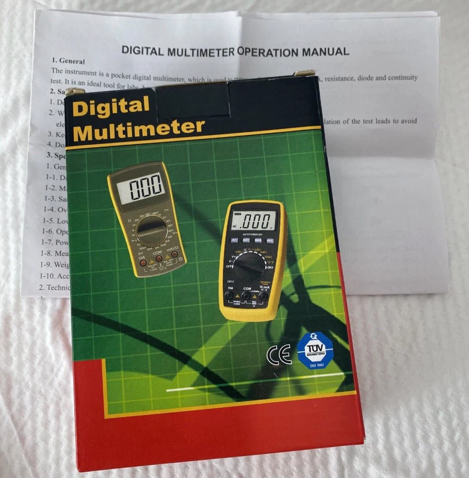 VC830 Digital Multimeter 2000 Counts Digital Ammeter Voltmeter - photo 2