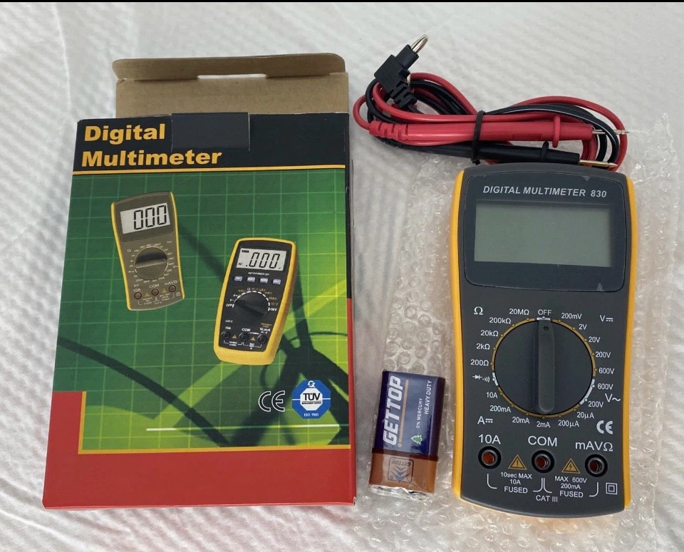 VC830 Digital Multimeter 2000 Counts Digital Ammeter Voltmeter - photo 4