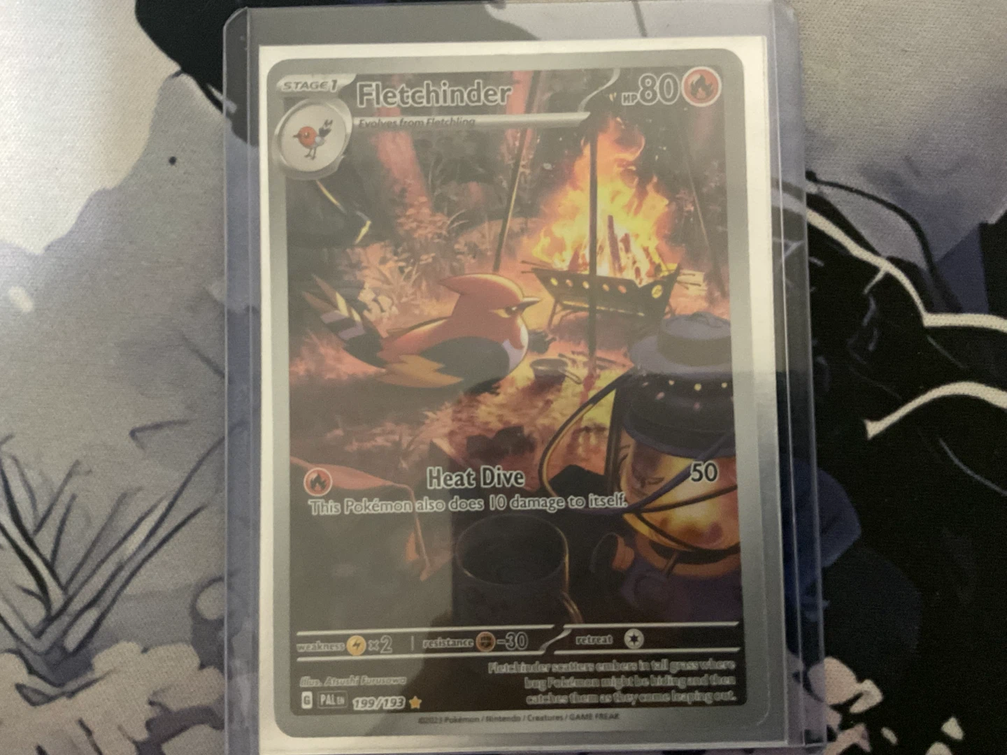 Fletchinder Pokémon Trading Card
