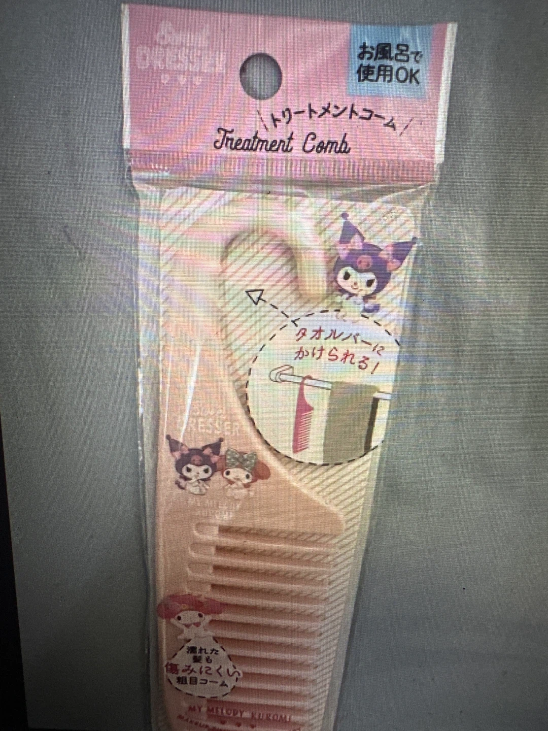 Sanrio My Melody and Kuromi Treatment Comb - photo 3