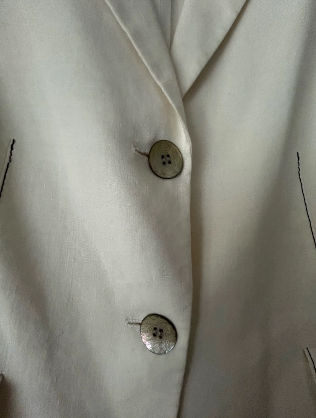 Anne Klein Cream Blazer Size 12 - photo 4