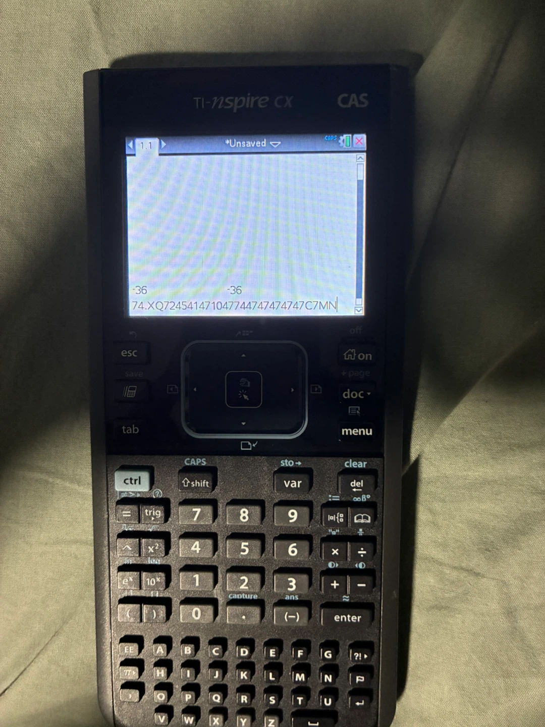 Texas Instruments TI-Nspire CX CAS Graphing Calculator