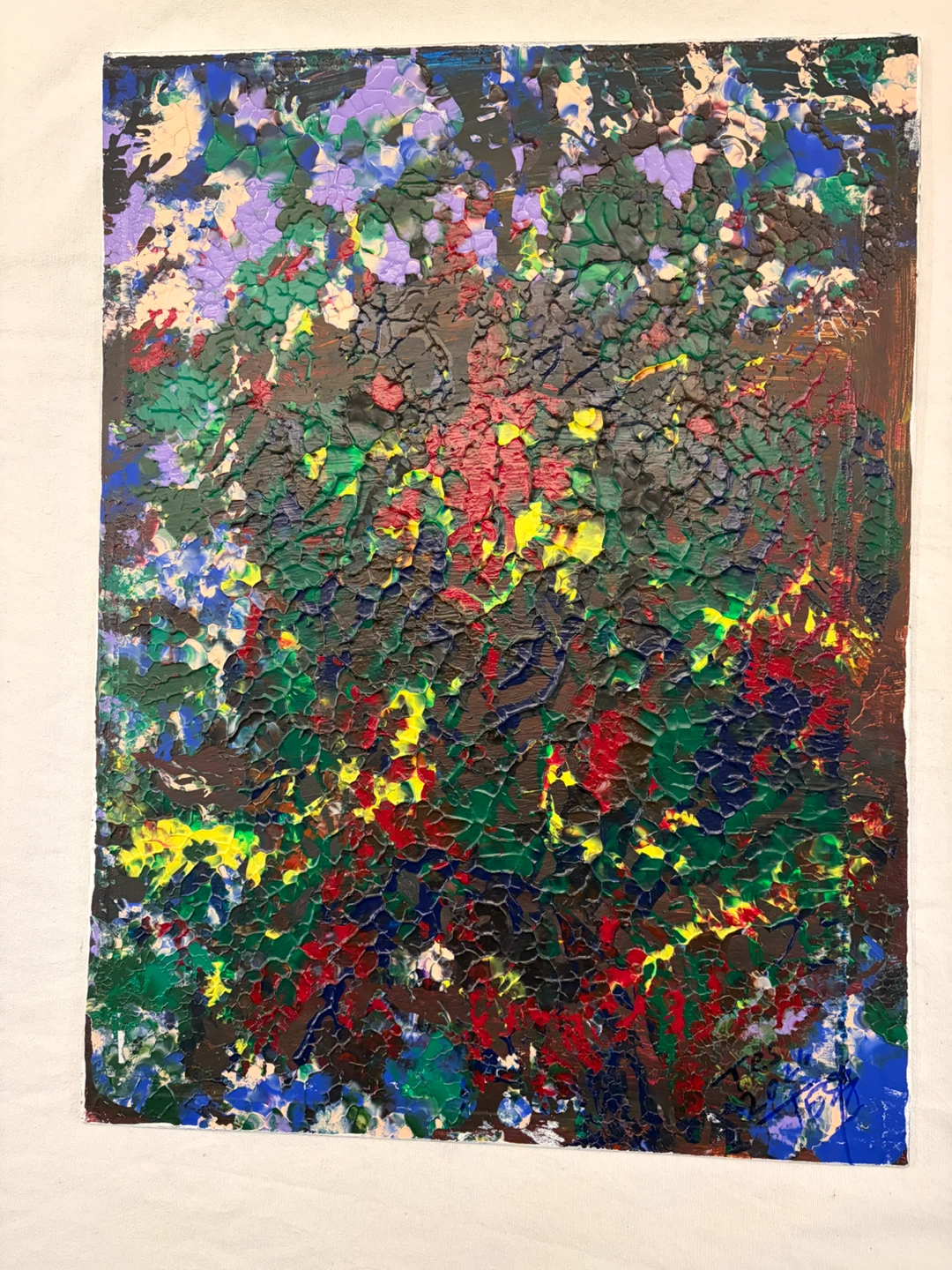 Abstract Acrylic Painting on Canvas - photo 2