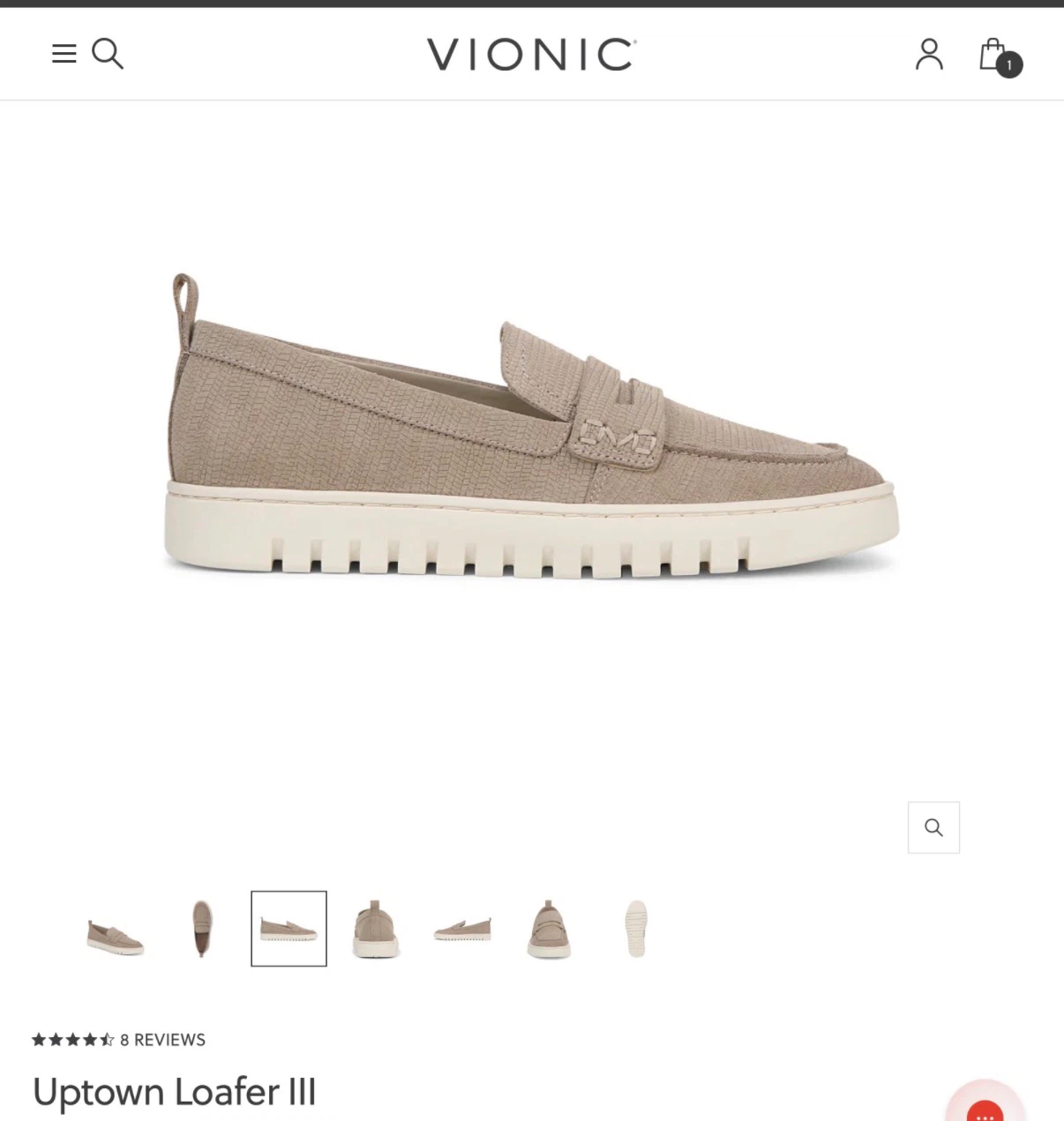 Vionic Uptown Loafers Size 7.5 - photo 4