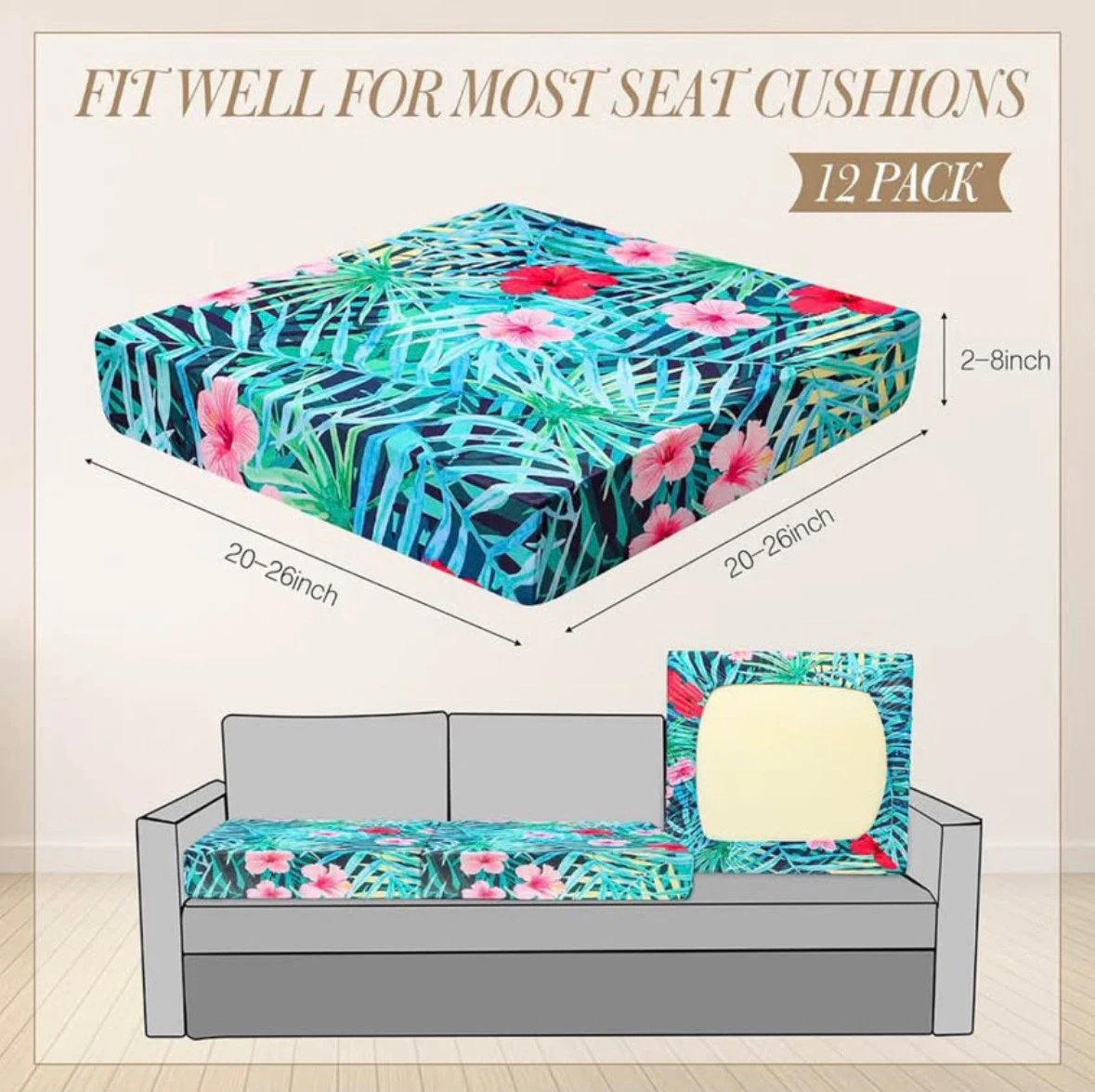 12 Patio Cushion Covers - photo 3