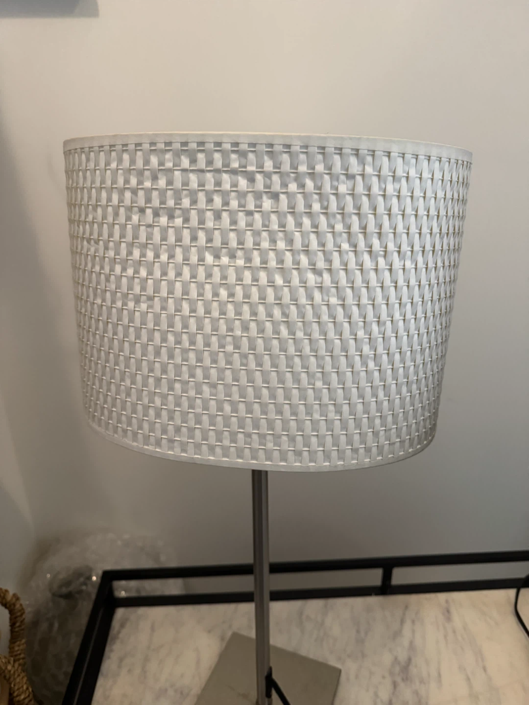 Modern White Table Lamp - photo 3