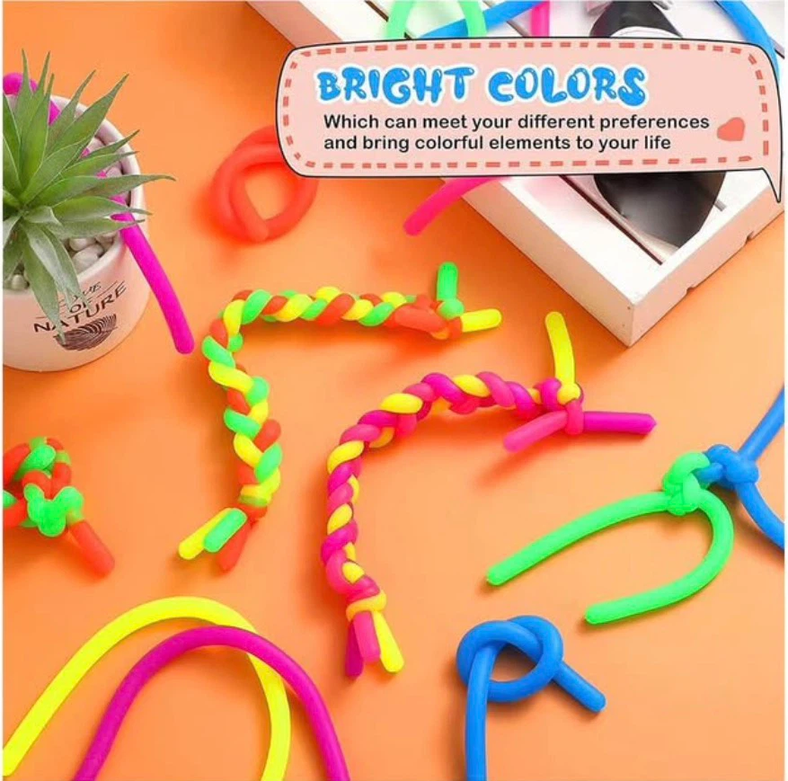 24 Monkey Noodle Fidget Toys