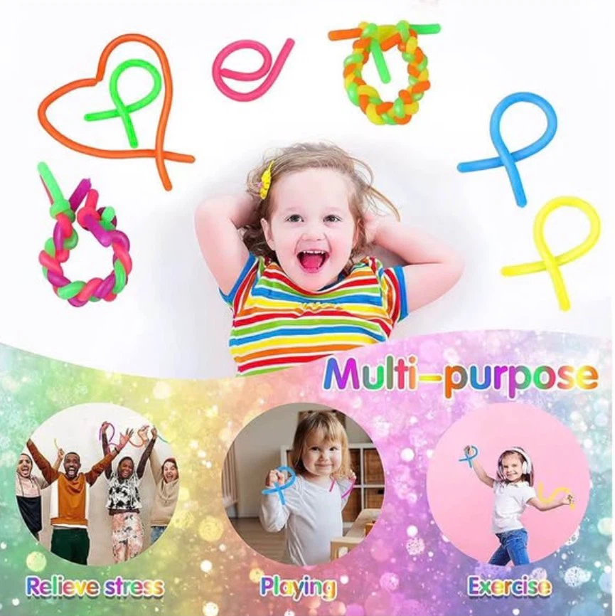 24 Monkey Noodle Fidget Toys - photo 2