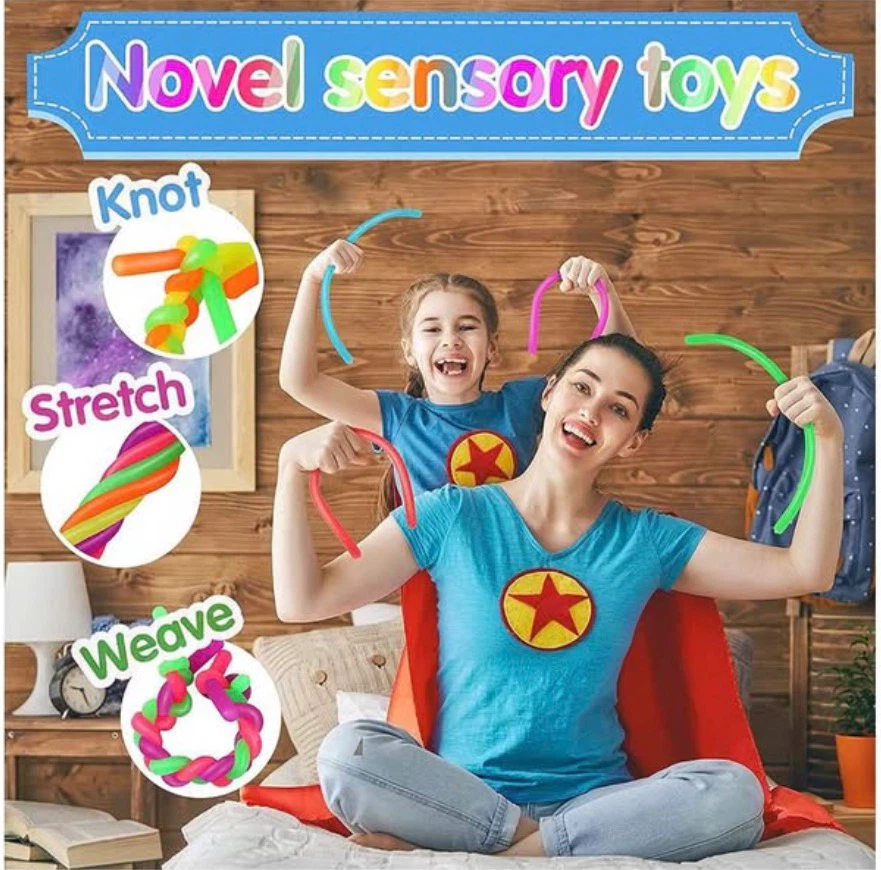 24 Monkey Noodle Fidget Toys - photo 3