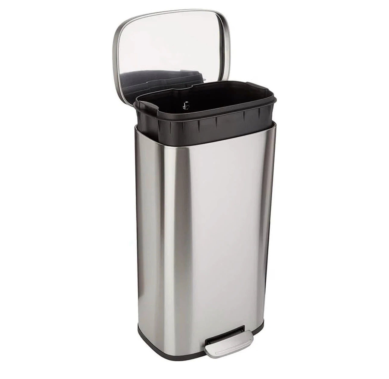 Amazon Basics 7.9 Gal Trash Can NEW IN THE BOX - photo 2