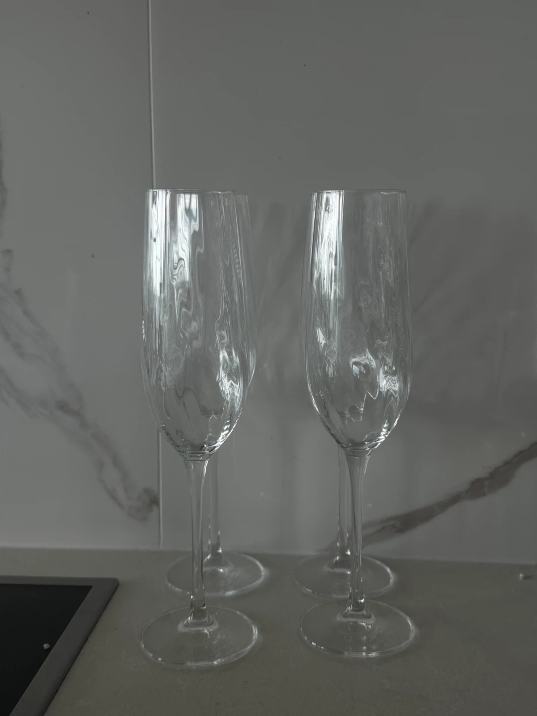 Set of 4 Champagne Flutes