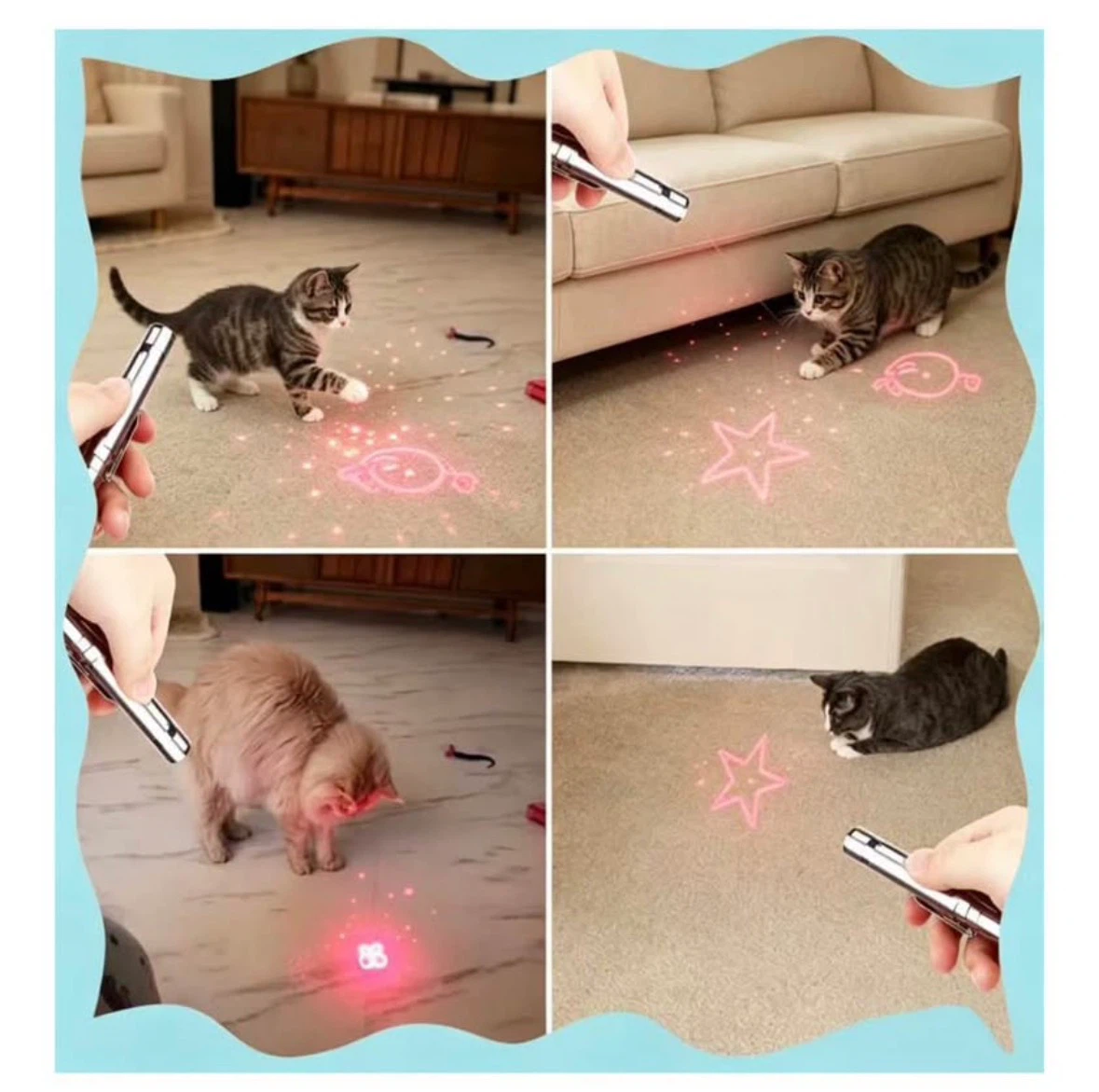 Interactive Cat Accessory USB Rechargeable 7 LED Patterns - photo 4