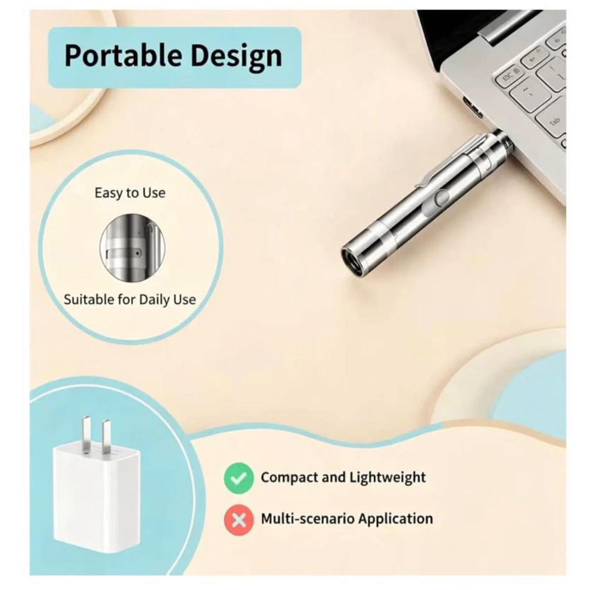 Interactive Cat Accessory USB Rechargeable 7 LED Patterns - photo 5