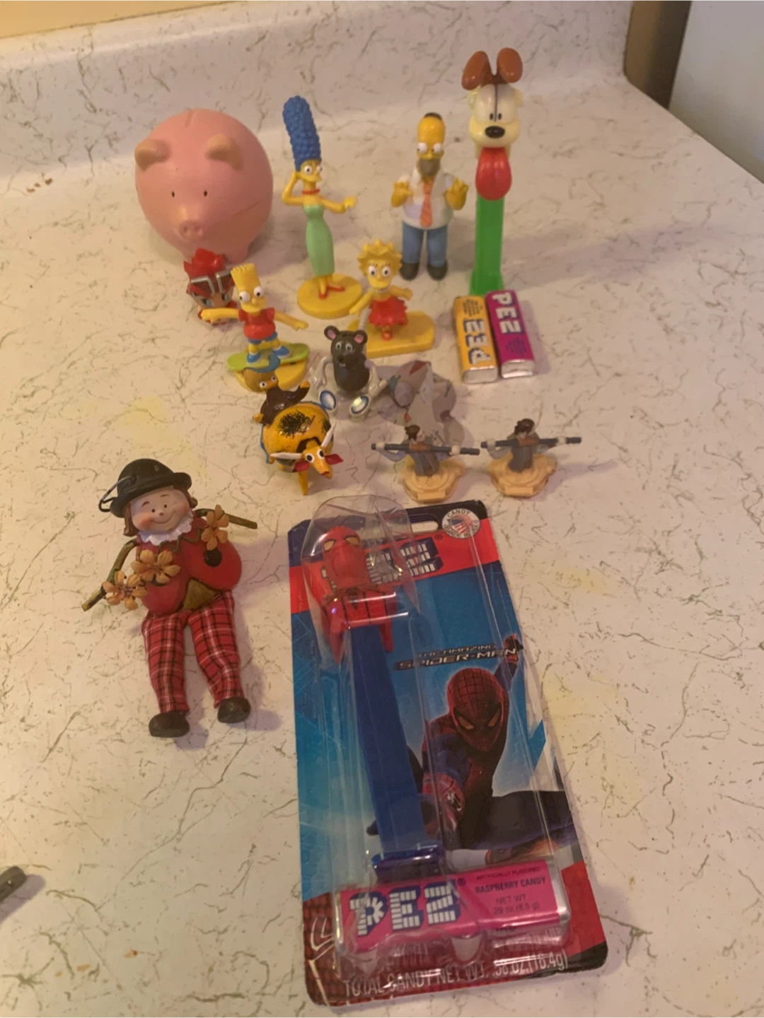 Collection of Assorted PEZ Dispensers and Figures