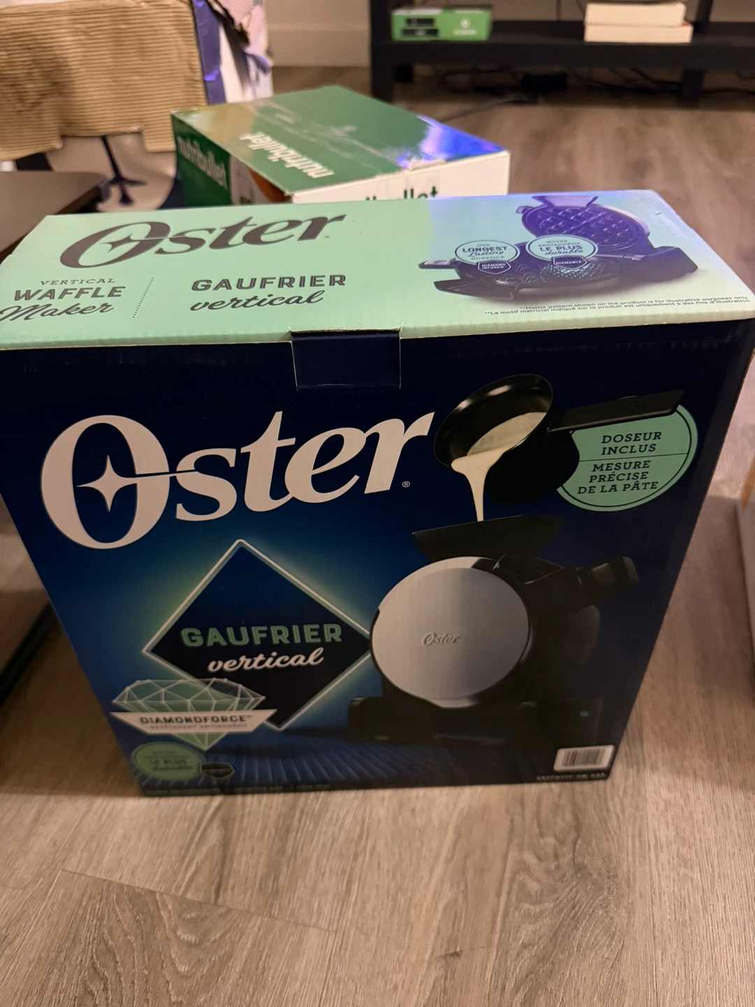 Oster DiamondForce Vertical Waffle Maker