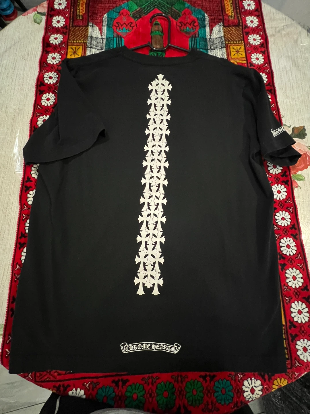 Chrome Hearts Black Short Sleeve T-Shirt