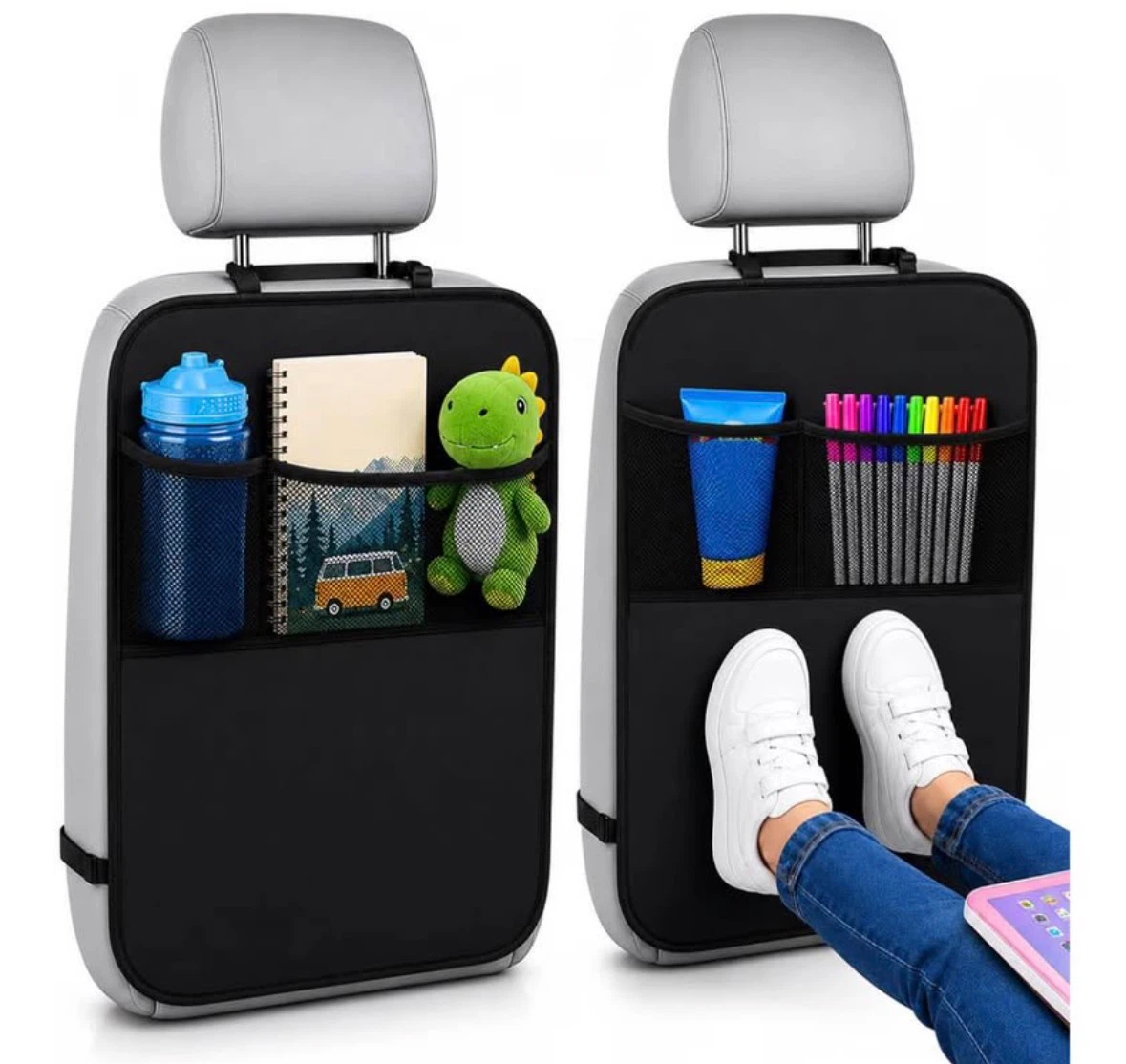 Kids Car Kick Mat & Organizer