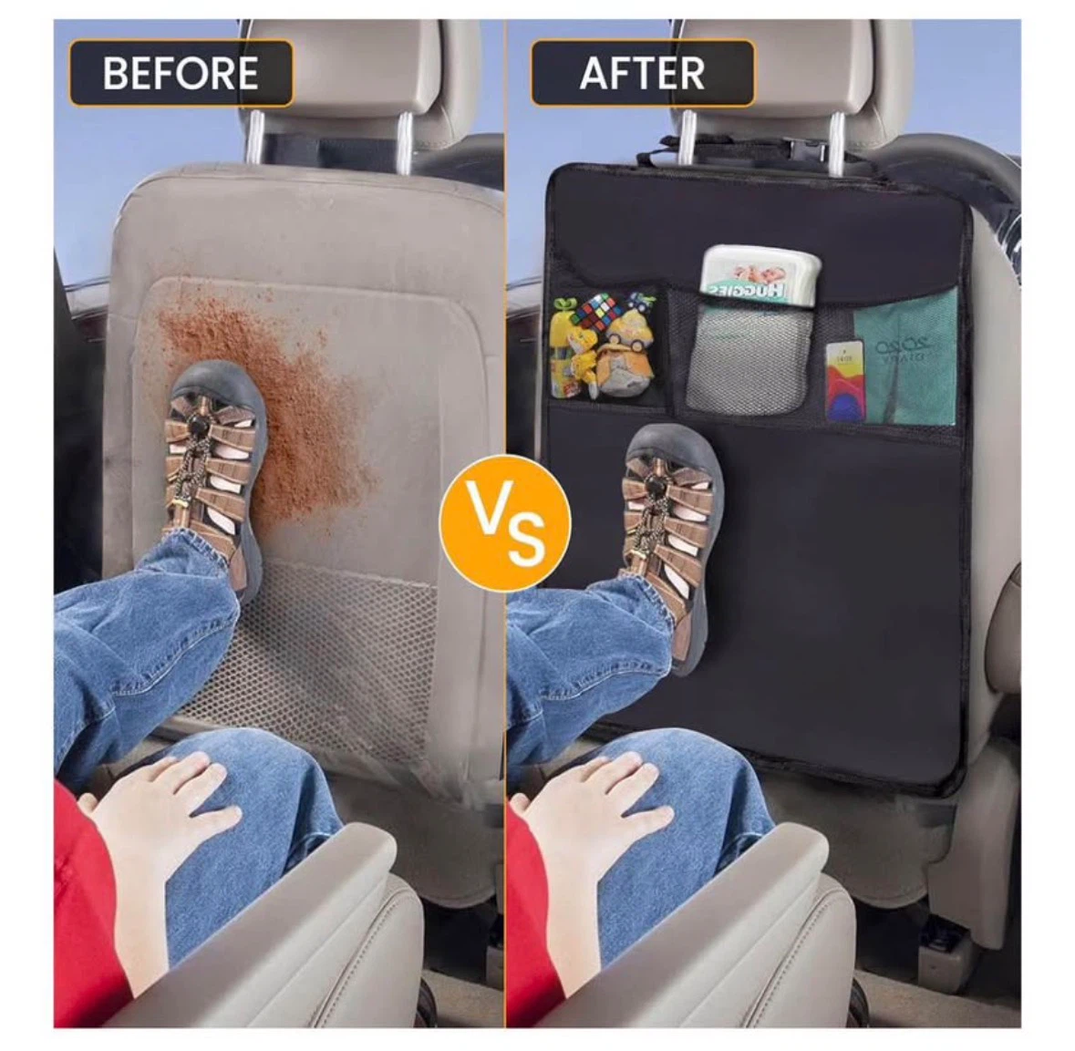Kids Car Kick Mat & Organizer - photo 5