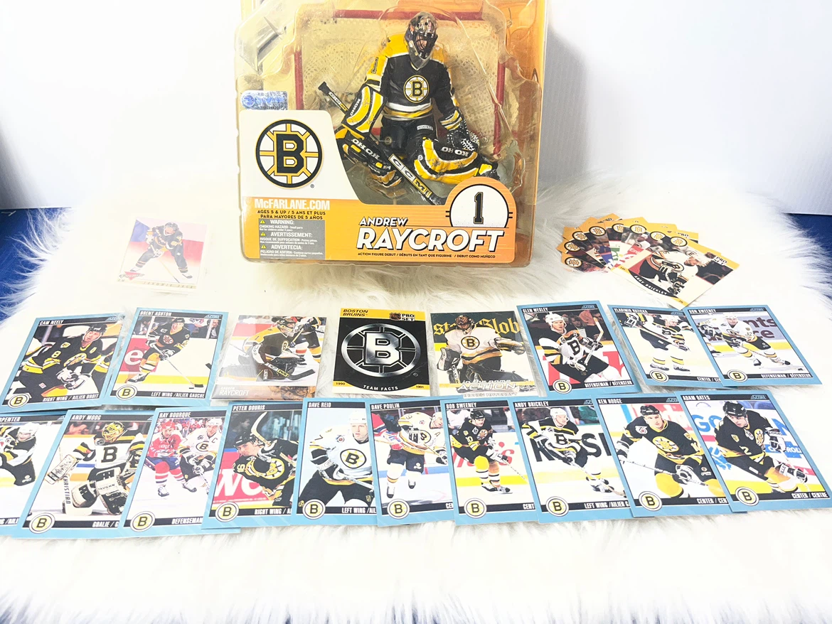 Vintage Bruins McFarlane Figure & Card Bundle - photo 2