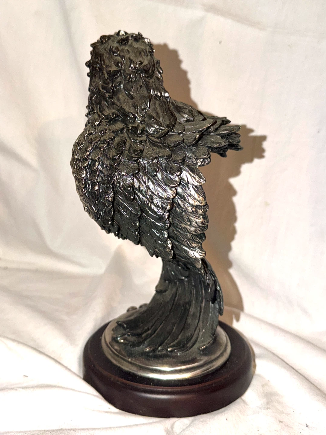 Eagle Statue on Wooden Base - photo 3