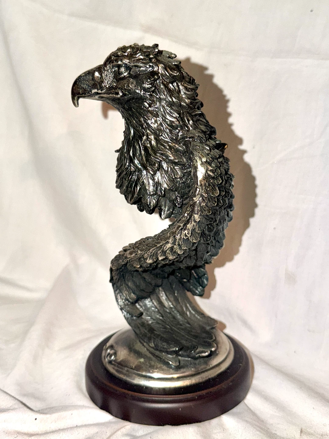 Eagle Statue on Wooden Base - photo 4
