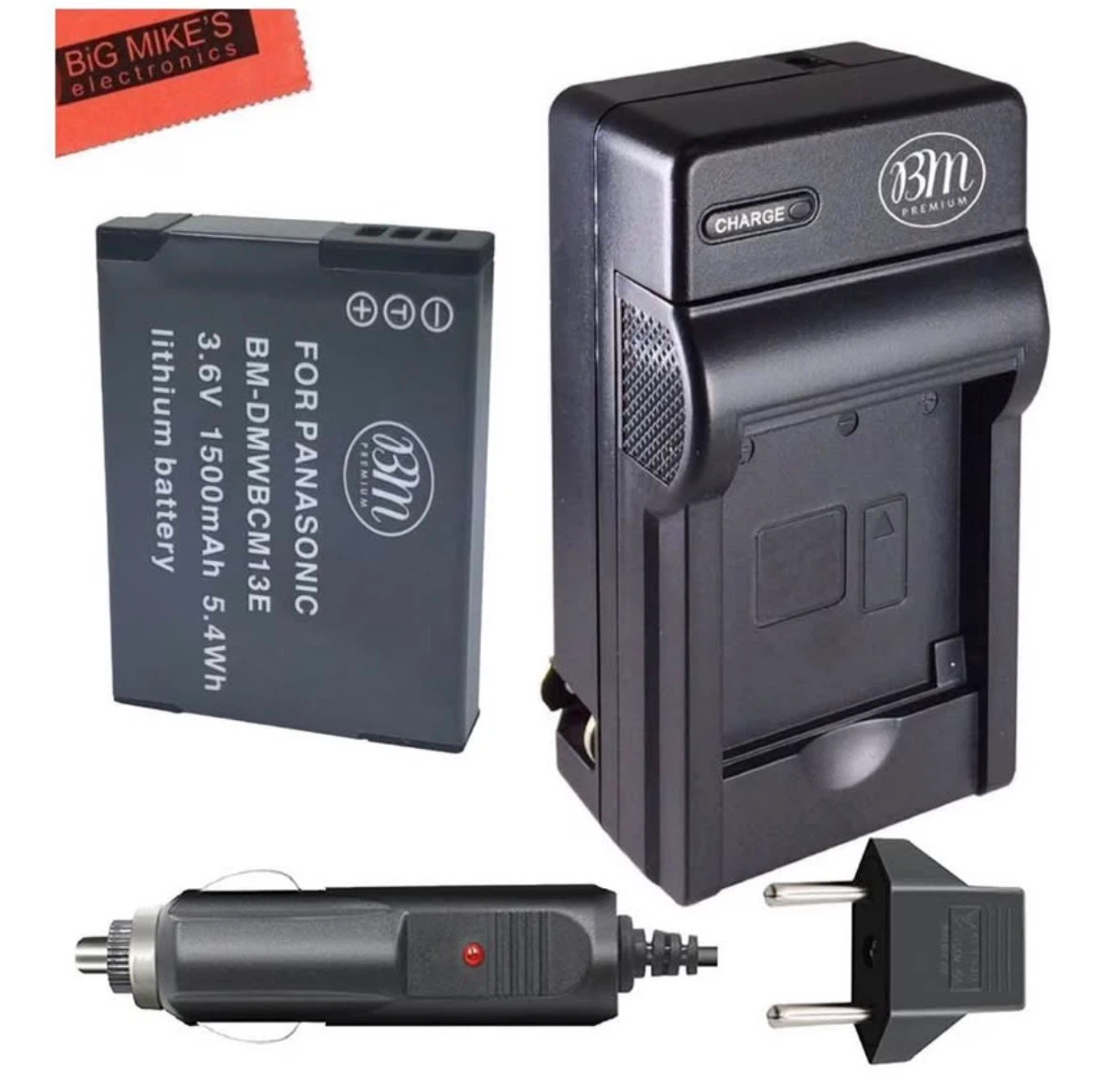 DMW-BCM13E Battery and Battery Charger for Panasonic Lumix - photo 2