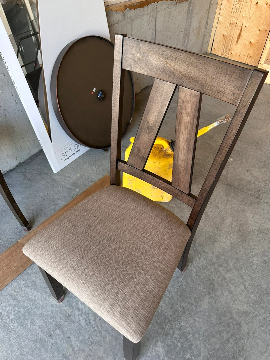 2 solid wood chairs - photo 2