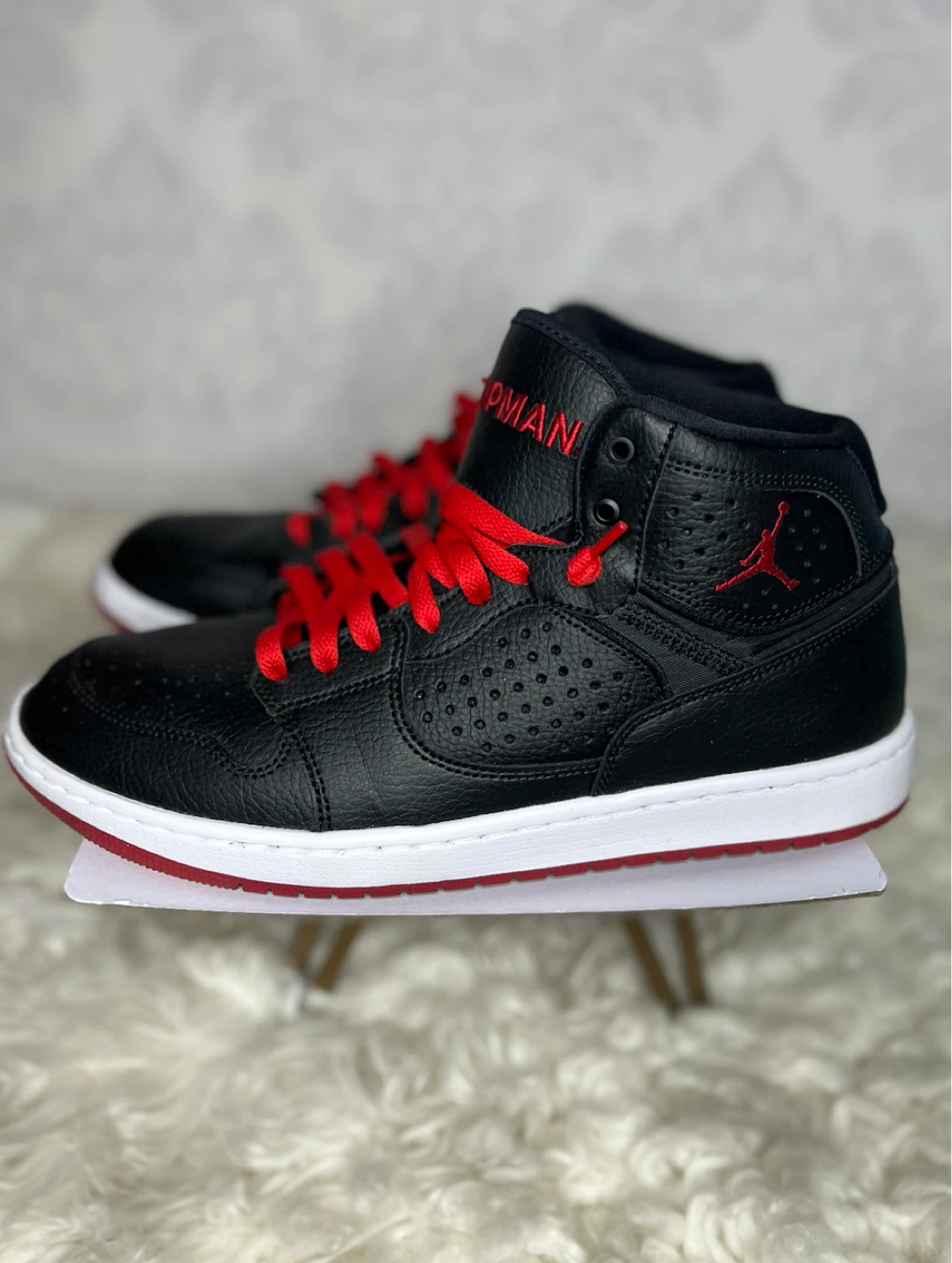 Nike Jordan jumpman hush sneakers black and red - photo 2