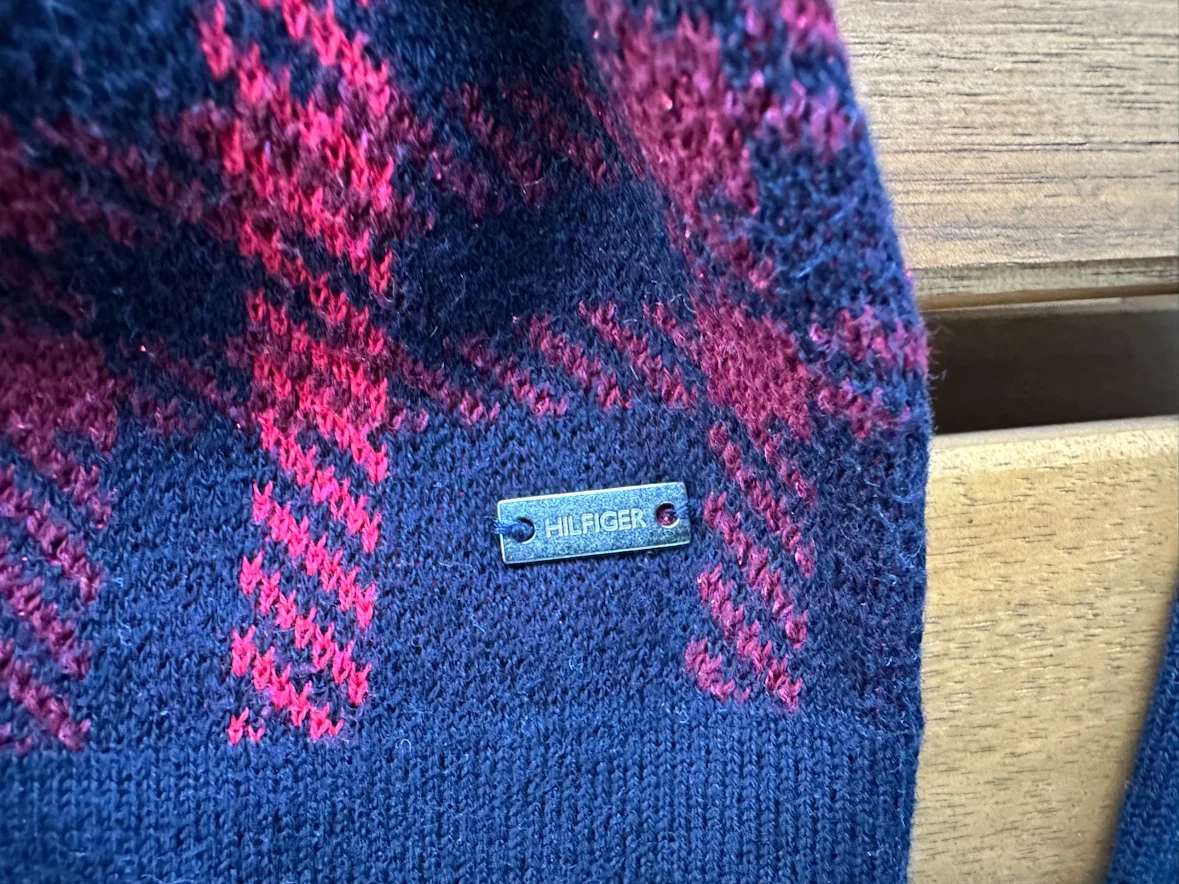 Tommy Hilfiger Plaid Cardigan - Size M - photo 5