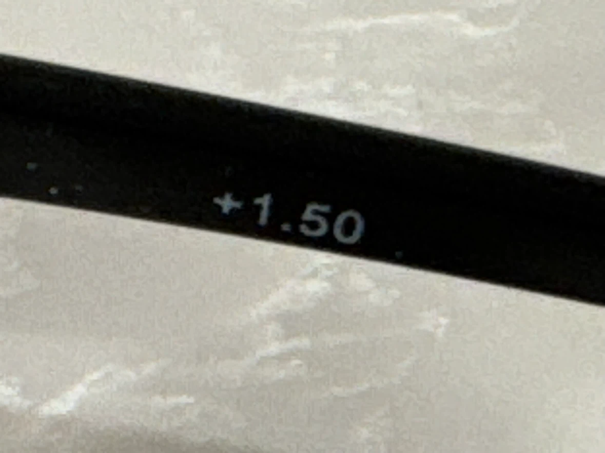 Black Reading Glasses +1.50 - photo 5