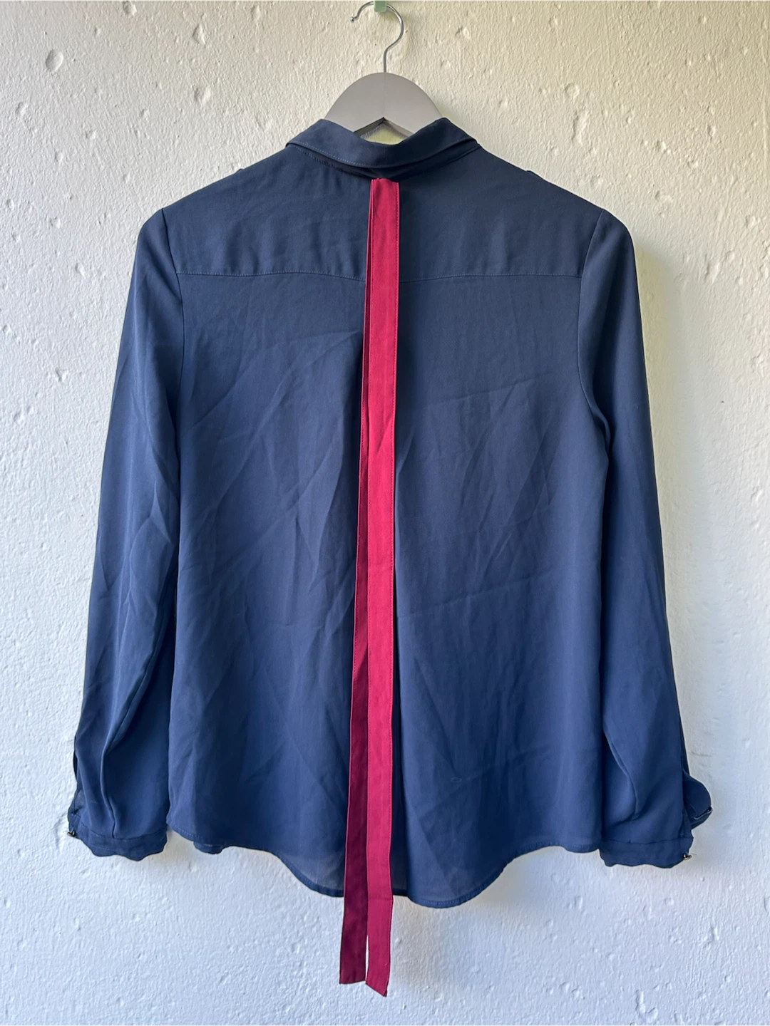 Tommy Hilfiger Navy Blue Button-Up Shirt - photo 2