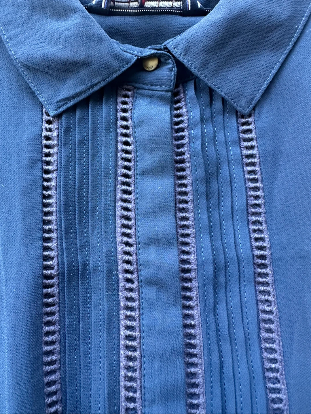 Tommy Hilfiger Navy Blue Button-Up Shirt - photo 3
