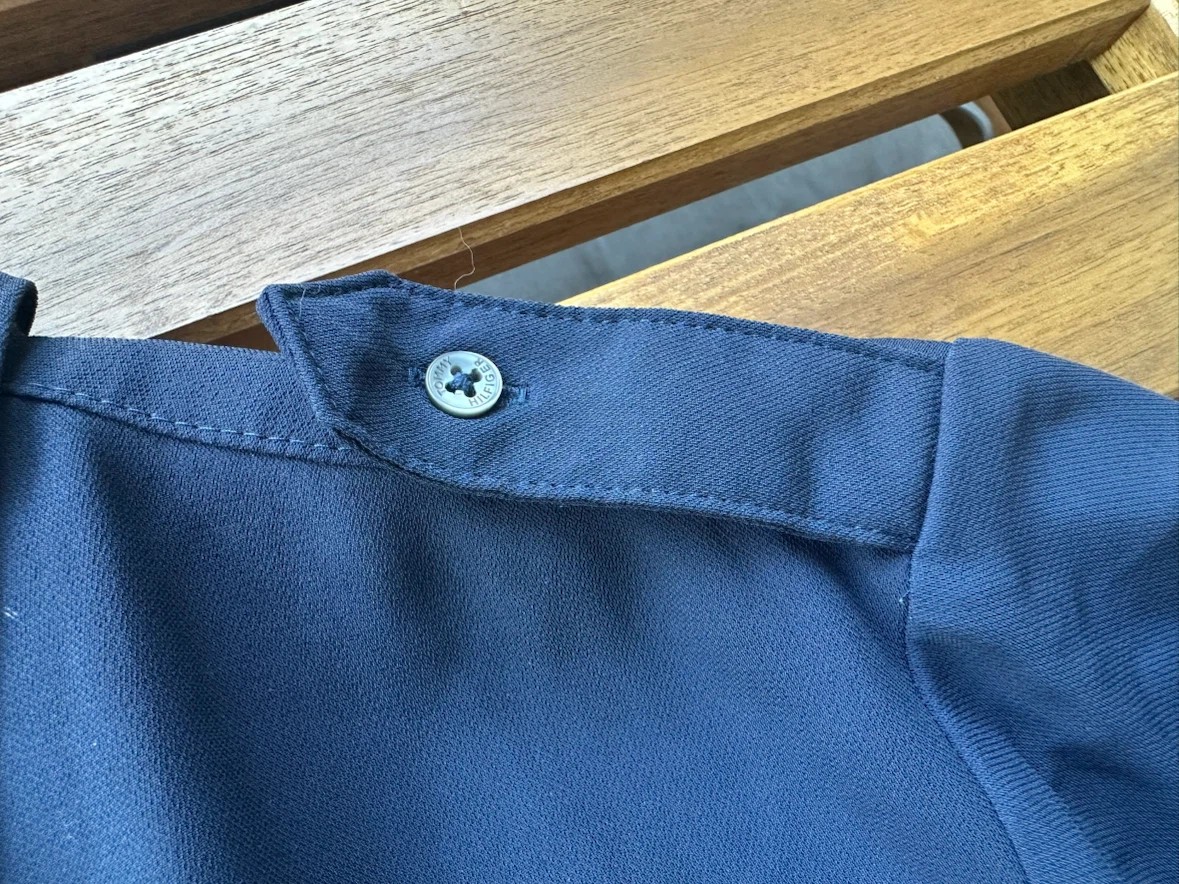 Tommy Hilfiger Navy Blue Button-Up Shirt - photo 4