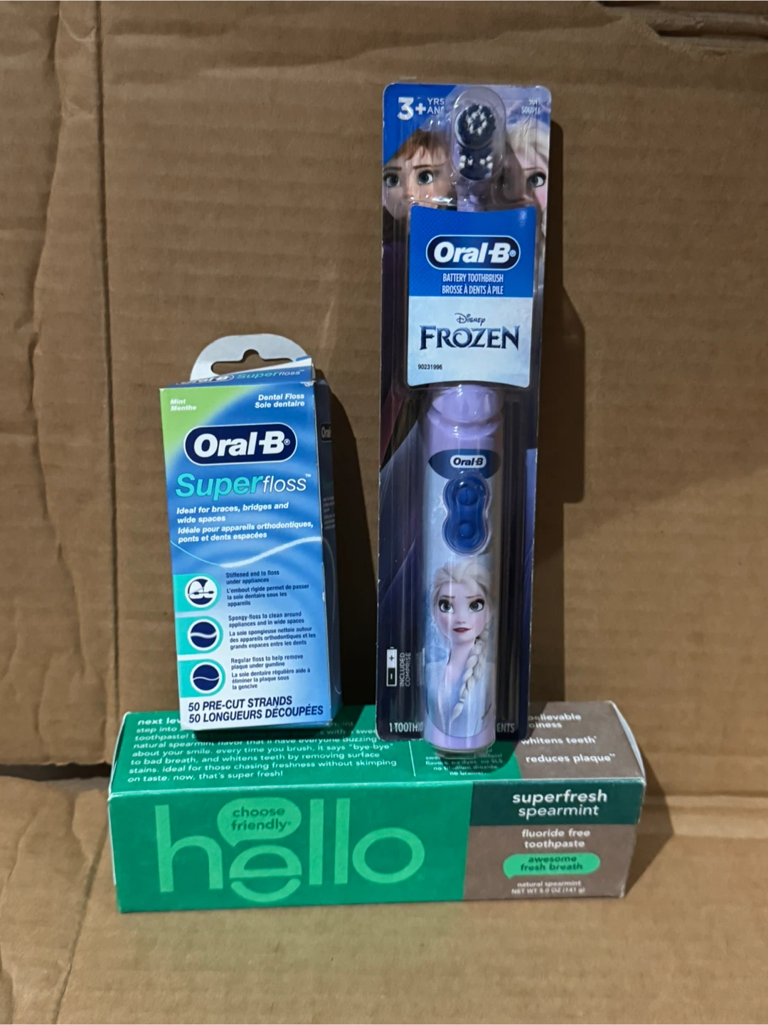 Dental Care Bundle Oral-B Superfloss and Hello Toothpaste - photo 2
