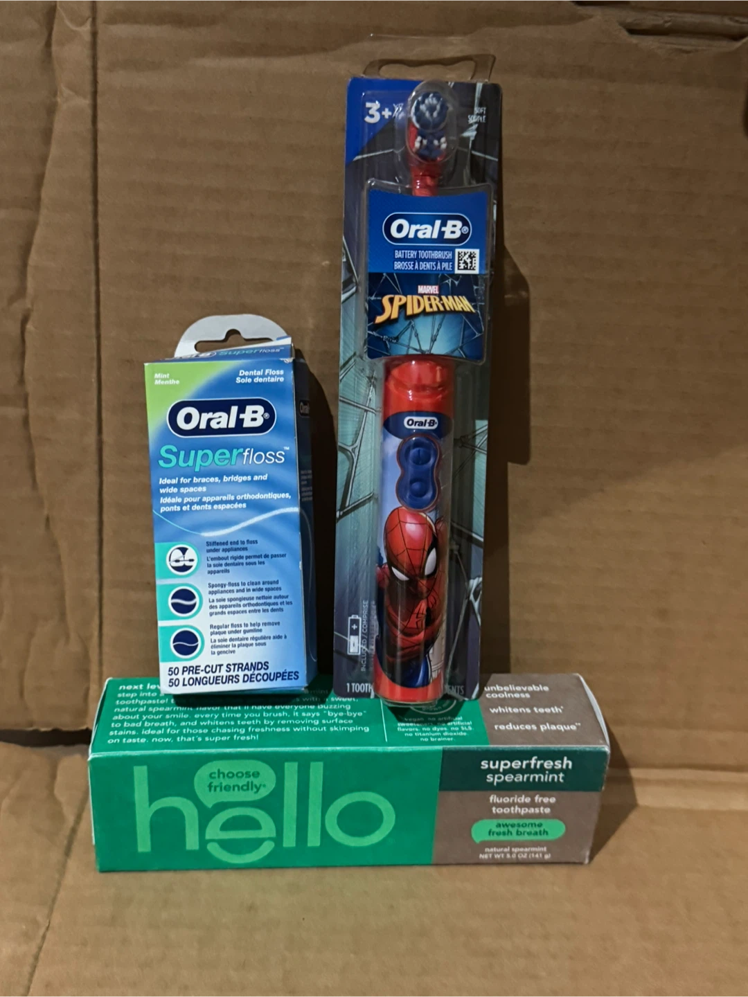 Dental Care Bundle Oral-B Superfloss and Hello Toothpaste - photo 3