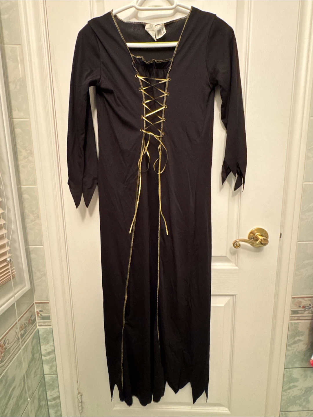 Black Medieval Style Costume Dress