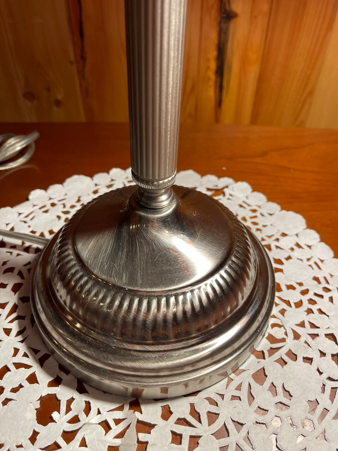 A beautiful Tiffany Style stained glass gooseneck table lamp - photo 5