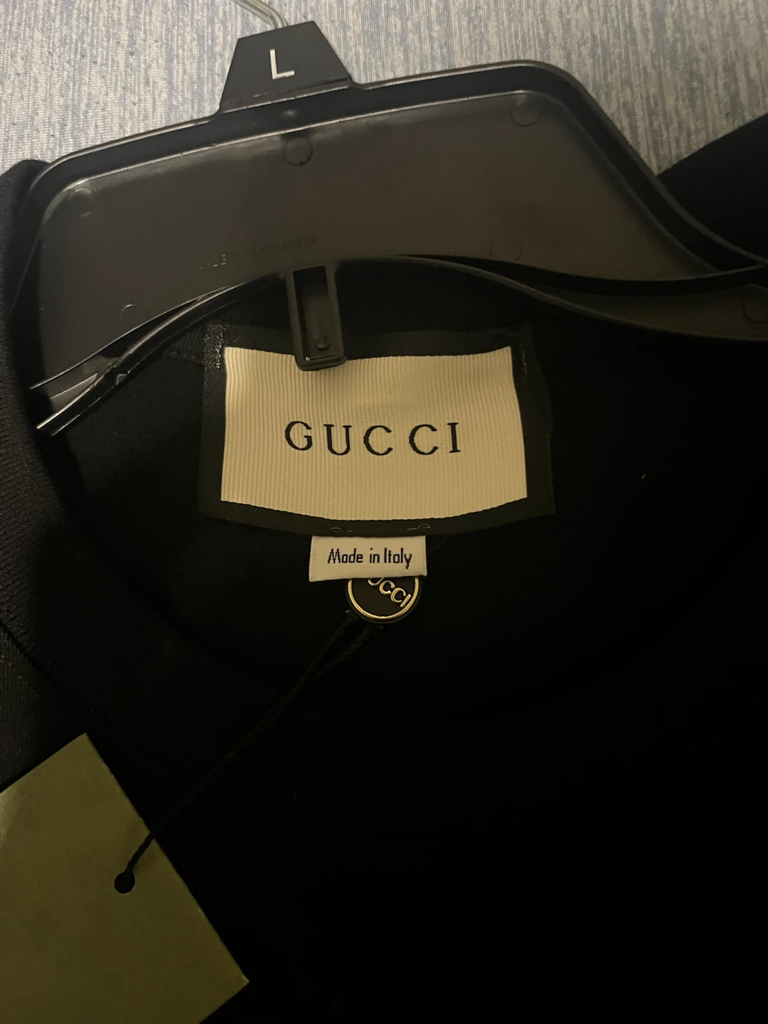 Gucci Black Graphic Logo T-Shirt - photo 3
