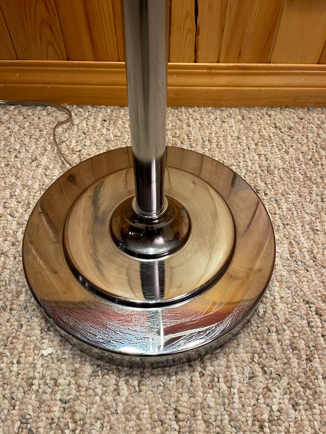A beautiful 3-shade stained glass floor lamp - photo 2