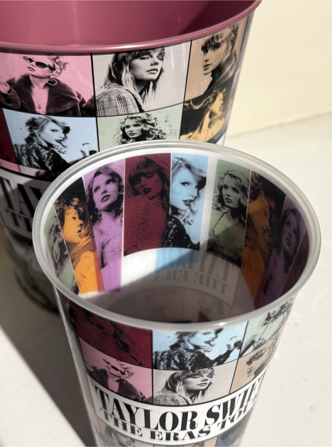 Taylor Swift The Eras Tour Popcorn Tin and Cups - photo 2