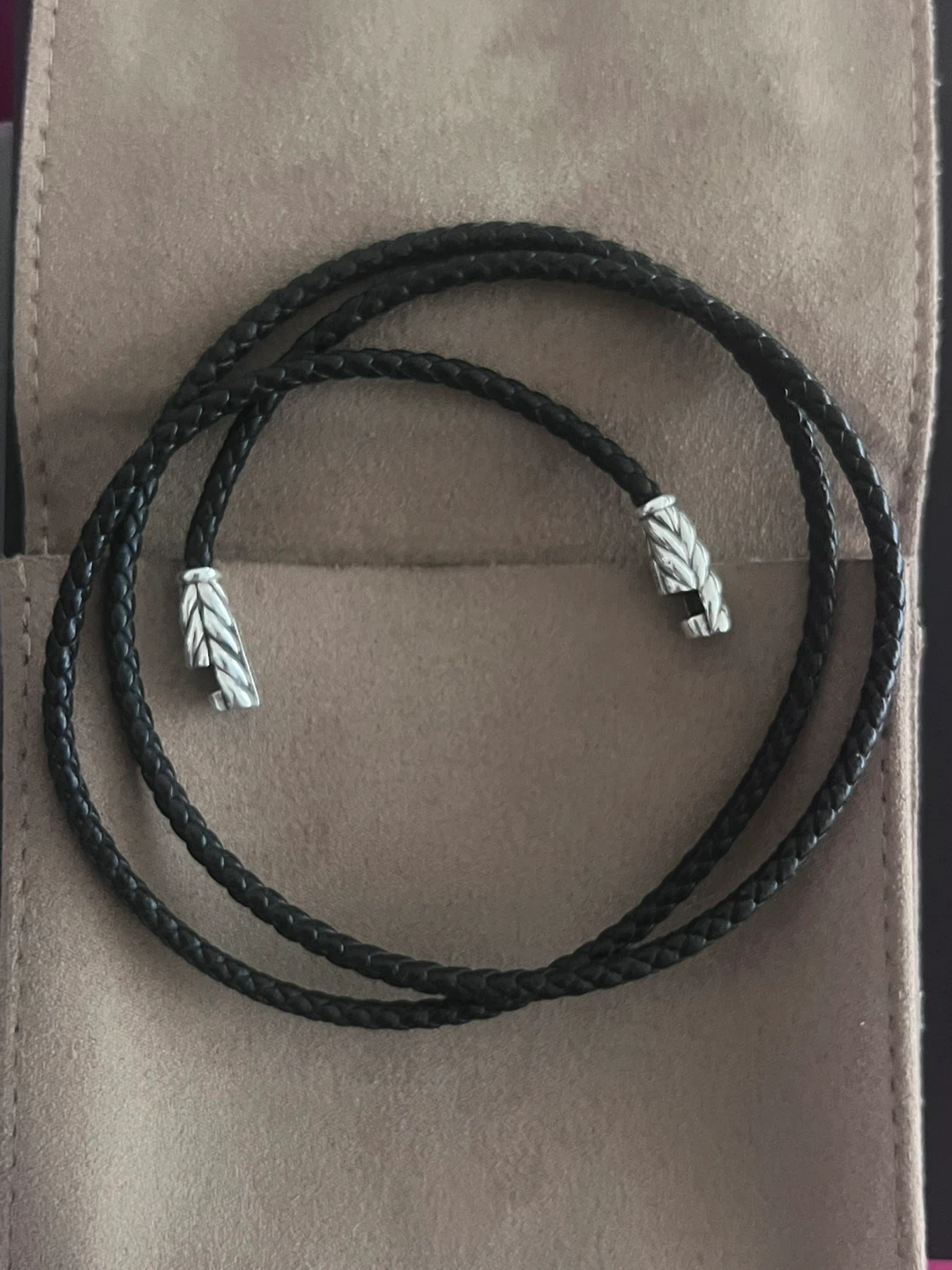 David Yurman Chevron Triple Wrap Bracelet with Silver Accents - photo 4